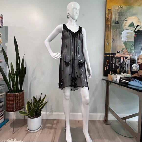 NWOT Kate Moss for Topshop Flapper Mini Chemise - Picture 6 of 12